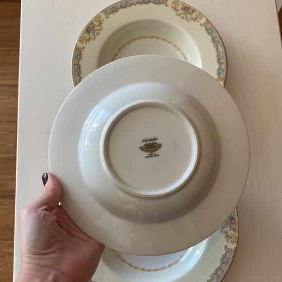 Vintage Noritake Pattern RO2 Soup Bowls, Set of 4 - Picture 8 of 12